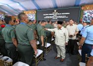 Presiden Prabowo Sampaikan Taklimat kepada Seribu Perwira Siswa TNI dan Polri.