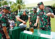 Pangdam I/BB Tinjau Kesiapan Satuan dan Inovasi Pengolahan Limbah Plastik di Paldam I/BB.