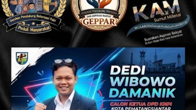 Usung Visi "Muda Bergerak, Siantar Bangkit", Dedi Wibowo Damanik Siap Rebut Kepemimpinan KNPI Pematangsiantar.