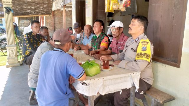 Sinergitas Tanpa Batas , Babinsa dan Bhabinkamtibmas Aktif Jaga Kamtibmas Desa.