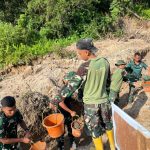 Penuh Semangat, Satgas TMMD Ke 128 Tahun 2026 Kebut pembangunan Jembatan Plat. Penuh Semangat, Satgas TMMD Ke 128 Tahun 2026 Kebut pembangunan Jembatan Plat.