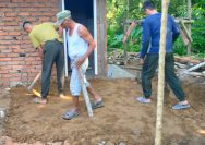 Berkat TMMD Ke 128 Tahun 2026, MCK Surau Borak Di Bangun TNI