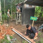 Satgas TMMD Ke 128 Percepat Pembangunan MCK Pos Pemuda Kampung Koto Nagari Batu Gadang .
