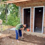 TMMD Ke-128 Kebut Pembangunan MCK Nurul Ilmi di Nagari Batu Gadang Kuranji Hulu