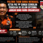 Polemik TKBM Dumai Memanas, Ketua PAC PP Sungai Sembilan Buka Suara: "Jangan Catut Nama Organisasi!". Polemik TKBM Dumai Memanas, Ketua PAC PP Sungai Sembilan Buka Suara: "Jangan Catut Nama Organisasi!".