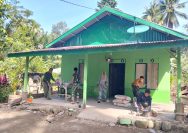 Satgas TMMD ke-128 Tahun 2026 Kebut Sasaran Non Fisik RTLH Milik Ibu Leni Marlina.