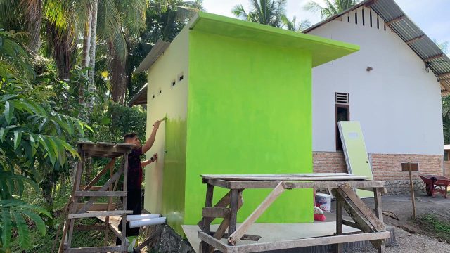MCK Pesantren Nurul Ilmi Capai Tahap Finishing, Satgas TMMD ke-128 Tahun 2026 Terus Kebutan Pembangunan.