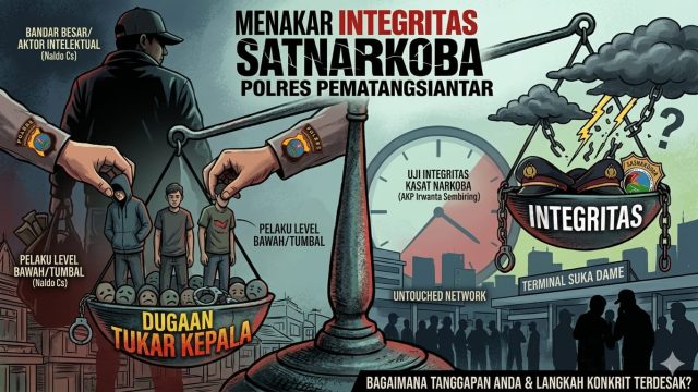 Laporan Khusus: Menakar Integritas Satnarkoba Polres Pematangsiantar Terkait Dugaan Praktik "Tukar Kepala".