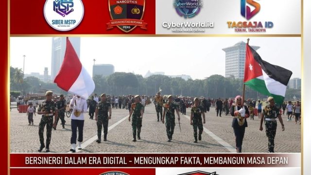 Peringati Hari Kemerdekaan Yordania ke-80, Parade Marching Band Gabungan Unhan RI dan Yordania Sukses Pukau Masyarakat Jakarta.