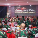 Pangdam I/Bukit Barisan Pimpin Syukuran HUT ke-76 Kodam I/BB.