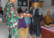 Babinsa dan Bhabinkamtibmas Kawal Penyaluran BLT di Nagori Bahung Huluan, Warga Sambut Antusias.