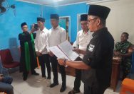 Babinsa Koramil 09/Batang Anai Hadiri Pelantikan dan Pengambilan Sumpah Jabatan Wali Korong Nagari Buayan.