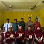 Babinsa Koramil 02/Sungai Limau Bersama Bhabinkamtibmas Lakukan Pendampingan Dalam Rangka Pelipatan Surat Suara Dalam Tahapan Pilwana Di Nagari Guguak Kuranji Hilir.