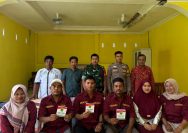 Babinsa Koramil 02/Sungai Limau Bersama Bhabinkamtibmas Lakukan Pendampingan Dalam Rangka Pelipatan Surat Suara Dalam Tahapan Pilwana Di Nagari Guguak Kuranji Hilir.