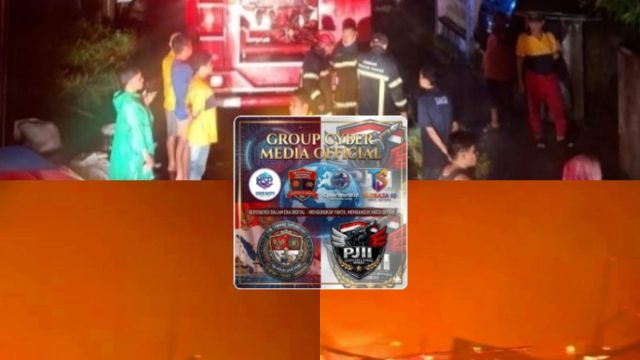 Kebakaran Dini Hari di Siantar Timur Hanguskan 2 Rumah, 1 Rumah Terdampak.