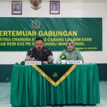 Pertemuan Gabungan Persit Kartika Chandra Kirana Cabang LXII Rem 032/Wbr Bahas Kesehatan Keluarga Prajurit.
