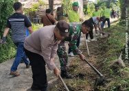 Semangat Kebersamaan Warnai Gotong Royong di Wisata Sawah Bah Sorma, Babinsa Dan Bhabinkamtibmas Jadi Penggerak Sinergi Masyarakat.