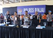 POLRES BINJAI TEGASKAN KOMITMEN PERANGI NARKOBA, OPERASI ANTIK TOBA 2026 UNGKAP 23 KASUS DAN 28 TERSANGKA.