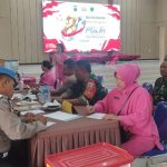 Peringati HUT Bhayangkara Ke-80, Personel Kodim 0207/Simalungun Hadirkan Harapan Lewat Donor Darah.