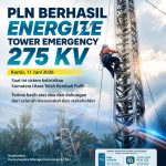 Sumatera Utara Kembali Terang! PLN Berhasil "Energize" Tower Emergency 275 kV. Sumatera Utara Kembali Terang! PLN Berhasil "Energize" Tower Emergency 275 kV.