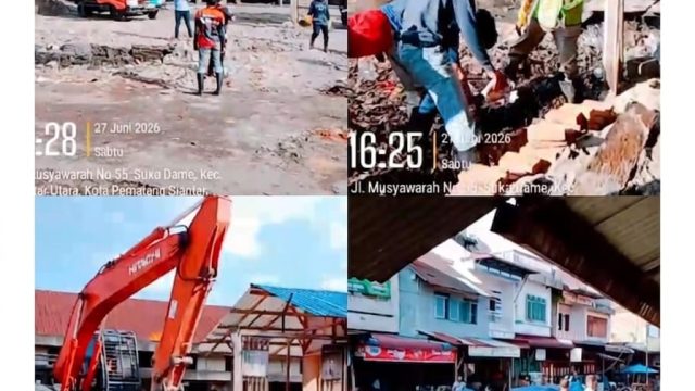 PD-PHJ Pematangsiantar Percepat Pemulihan Pasar Dwikora Pascakebakaran.