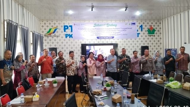 Danramil 06/Perdagangan Hadiri Penyusunan Dokumen Penilaian Dampak Sosial di KEK Sei Mangkei.