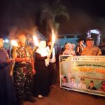 Babinsa Koramil 08/Sungai Geringging Hadiri Pawai Obor Sambut Tahun Baru Islam 1448 H.