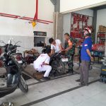 Babinsa Komsos Dengan Tokoh Masyarakat Di Wilayah Binaan.