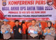 Tabuh Genderang Perang Melawan Narkoba, Polres Pematangsiantar Selamatkan 27 Ribu Jiwa Selama Operasi Antik Toba 2026.