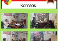 Babinsa 01/Pariaman Melaksanakan Komsos Dengan Perangkat Desa.