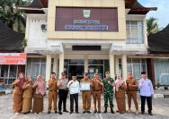 Babinsa 03/Sungai Sariak Wakili Danramil Melaksanakan Apel Gabungan di Kecamatan.