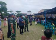 Jaga Kekhidmatan Ibadah, Babinsa Koramil Raya Amankan Pentahbisan Tujuh Pendeta GKPS di Pamatang Raya.