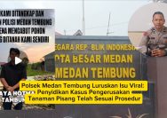 Polsek Medan Tembung Luruskan Isu Viral: Penyidikan Kasus Pengerusakan Tanaman Pisang Telah Sesuai Prosedur