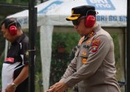 KAPOLRES BINJAI LATIHAN MENEMBAK BERSAMA FORKOPIMDA BINJAI