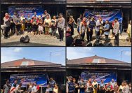 Polsek Kutalimbaru Melaksanakan Tali Asih Penyaluran Bansos Kepada Korban Bencana Angin Puting Beliung.