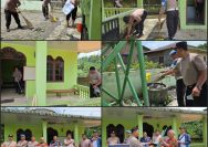 Polsek Kutalimbaru Bakti Religi Ke-Masjid Dalam Rangka HUT Bhayangkara Ke-80.