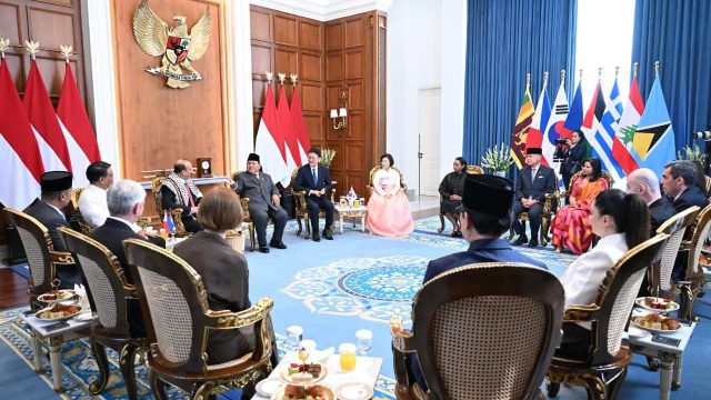 Presiden Prabowo Subianto Terima Delapan Duta Besar Negara Sahabat.