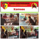 Babinsa Koramil 01/Pariaman Komsos Di Wilayah Binaan.