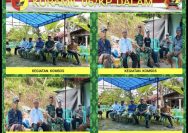 Bela Sungkawa, Babinsa Koramil 06/Kampung Dalam Takziah di Rumah Duka.