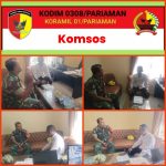 Babinsa Koramil 01/Pariaman Komsos Ke Kantor Kelurahan.