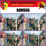 Babinsa Koramil 01/Pariaman Jalin (Komsos) Dengan Pedagang Minuman Di Wilayah Binaan.