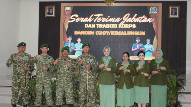 Danrem 022/Pantai Timur Pimpin Sertijab Dandim 0207/Simalungun.