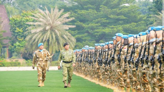 Mabes TNI Sambut Kedatangan Pasukan Pemeliharaan Perdamaian Dunia.