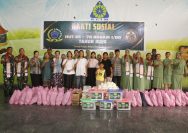 Peringati HUT ke 76 Kodam I/BB, Kodim 0207/Simalungun Gelar Baksos Di Panti Asuhan Elim Pematangsiantar.