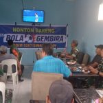 Nonton Bareng Piala Dunia 2026, TNI dan Warga Siantar Marihat Pererat Kebersamaan Lewat Sepak Bola.