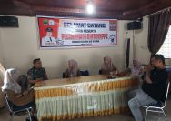 Sambangi Kantor Nagari, Babinsa Koramil 03/Sungai Sariak Komsos Dengan Perangkat Nagari