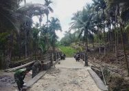 Jembatan Aramco di Nias Utara Rampung, Akses Warga Desa Holi Kini Lebih Lancar.