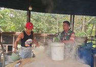 Dari Dapur Tahu ke Harapan Baru, Babinsa Serbelawan Dukung Peningkatan Ekonomi Warga.