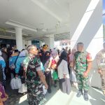 Babinsa Koramil 01/Pariaman Pengamanan dan Monitoring Kepulangan Jemaah haji Kota Pariaman.