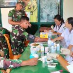 Peduli Kesehatan Prajurit dan Keluarga, Koramil Serbelawan Bersama Puskesmas Gelar Pemeriksaan Kesehatan Rutin.
